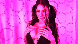 Beautiful stepsister deepthroats and swallows cum.