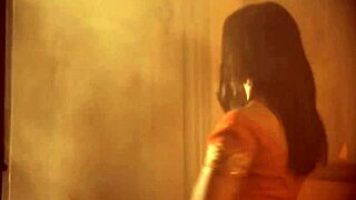 Beautiful Exotic Brunette Enjoys Romantic Striptease