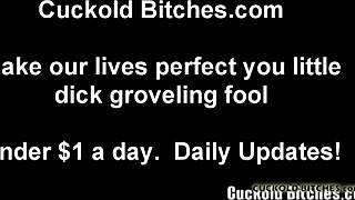 Wife fucking complete stranger in cuckold humiliation.