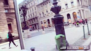 I admire Leyla Bentho's oral skills in public massage.