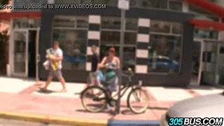 Teens stacey hopkins in public humiliation threesome with blowjob and sex for cash
