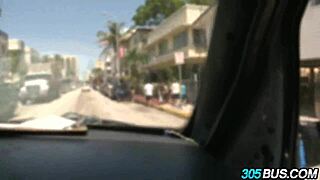 Teens stacey hopkins in public humiliation threesome with blowjob and sex for cash