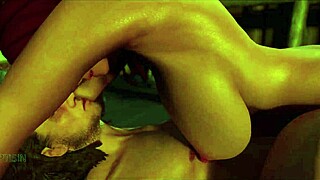 Watch the busty wife ride her husband's monster cock?