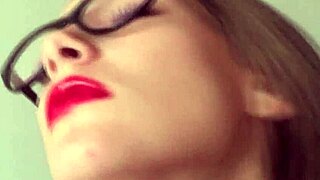 Bored College Brunette Teases Masturbation Session