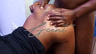 gcent and vero fuck hard in hotel room, bent over dripping wet pussy