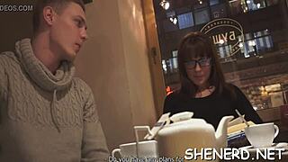 Amateur video of fresh faced teen with glasses gets rough and wild