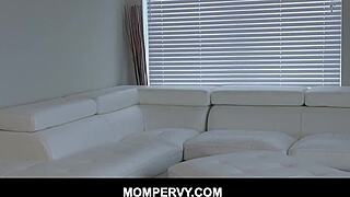 Big Ass Sexy Blonde Cougar Stepmom Steals Condom