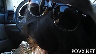 Nympho teen sucks hard cock in intense POV hardcore scene with lust