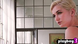 amazing blonde skye blue showing off big tits