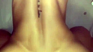 I'm giving my pussy to my lover while hiding from my husband.