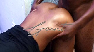 gcent and vero fuck hard in hotel room, bent over dripping wet pussy