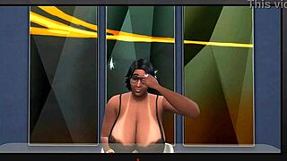 sims 4 parody with bruce almighty in wild group action.