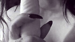 latina babe teases wet pierced nipples with playful touches