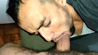 Teen Boyfriend Masturbates While Giving Blowjob