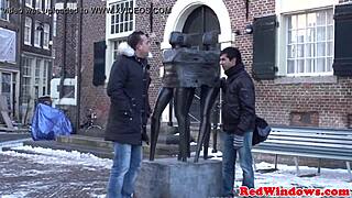 Man, that Dutch hooker got cum all over her tits in Holland!