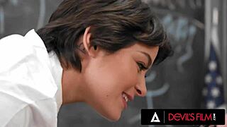 DevilsFilm - OMG! I Fucked My Sexy Bratty Student Nicole Aria So Hard!