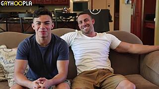 Daddy Derek Takes Control, Guiding the Muscular Teen's First Bottom Experience with Rimjob and Casting