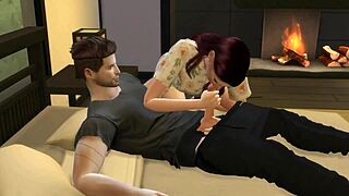 Simlish Dzire S2 E2: 3D Hentai: Cocksucking and Masturbation
