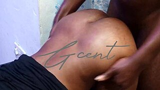 gcent and vero fuck hard in hotel room, bent over dripping wet pussy