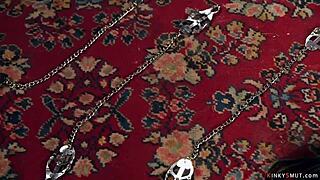 Huge Tits Slave Bound in Kinky Bondage