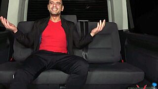 on the highway, the blonde slut spreads her cunt wide for a monster cock ride