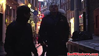 Man, that Dutch hooker got cum all over her tits in Holland!