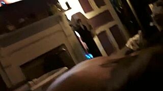 she starts SUCKING his COCK in a wild BLOWJOB session. he moans loudly.