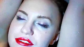 Hannamontana gets wet in the shower, masturbating her pussy while horny.