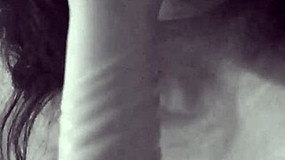 latina babe teases wet pierced nipples with playful touches