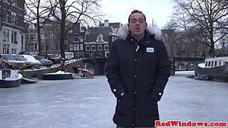 Man, that Dutch hooker got cum all over her tits in Holland!