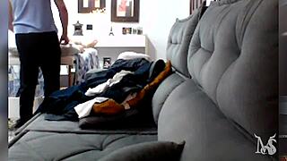 Forced big black cock for cheating sluts in group blowjob