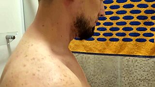 Surprised In Shower By Bianca Naldy's Big Cock