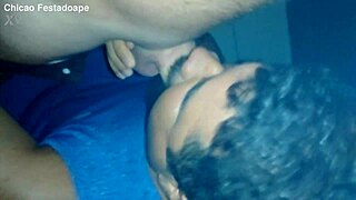 guy sucking cock in the tv bar during a wild night