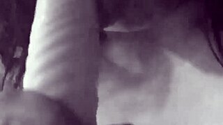 latina babe teases wet pierced nipples with playful touches