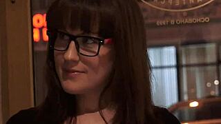 Amateur video of fresh faced teen with glasses gets rough and wild