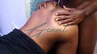 gcent and vero fuck hard in hotel room, bent over dripping wet pussy