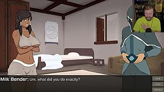 Why does avatar korra keep getting that cummy facial? It's getting worse!