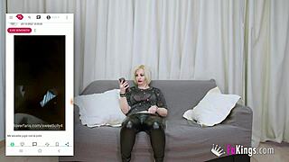 Wow! Blonde Spanish Milf Turns Photoshoot Into Steamy Interracial Sex!