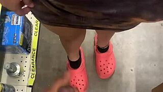 Personal-Error OMG, I got so horny, like, totally caught takin’ that huge monster cock in the store, ya know!