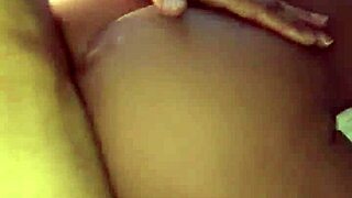 Creampie Deep in Tight Silicone Sextoy During Doggystyle POV