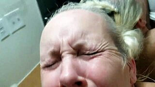 Milf Screwed Hard on Bathroom Counter, Wow!