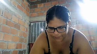 Sharing a bed with my horny stepmother leads to fucking her delicious pussy and finishing outside.