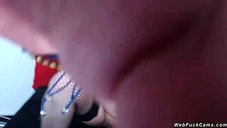 Redhead camgirl trying on three bras on webcam 😊