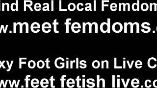 Footjob and feet worship HD from foot femdom