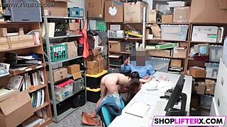 Teen Carolina Takes Officer's Hard Cock for Theft