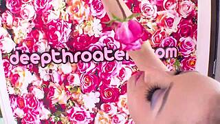 bella roland, take that big cock deep in your ass and throat!