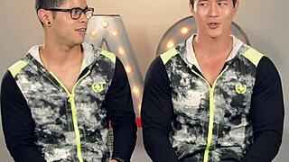 Peter Le and Steven Andrade Compete in a Naked Challenge Game