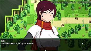 What does that pink-haired succubus want in this hentai game scene?