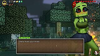 Cute cowgirl receives beach assjob and cumshot in Hornycraft parody