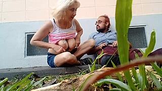 Stella Still's Hot Dick Action in Park Compilation Video